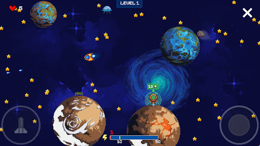 Android application Alien Moon - Space Arcade screenshort
