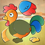 Cover Image of Download Toddler puzzles - Animal games  APK