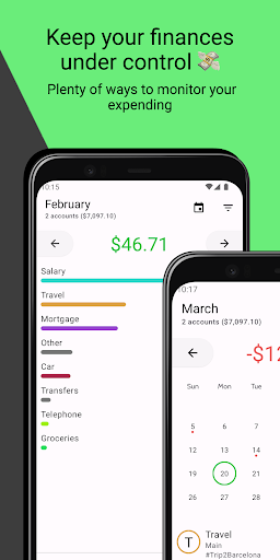 Android application Financiator - Expense Manager screenshort