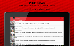 screenshot of Milan News