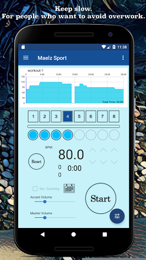 Android application Maelz Sport(metronome) screenshort