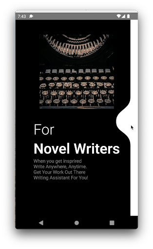 Android application Writer PRO screenshort