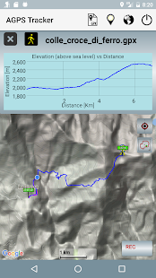 A-GPS Tracker Screenshot
