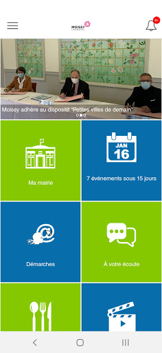 Android application Moissy-Cramayel screenshort
