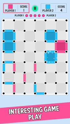 Dots and Boxes ボードゲーム。のおすすめ画像1
