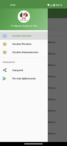 Android application TV México - Canales En Vivo HD screenshort