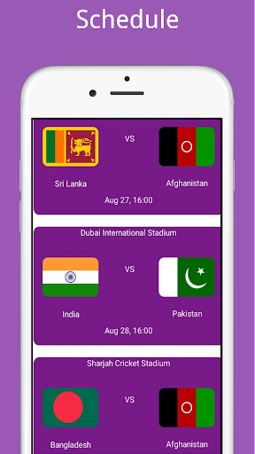 Cricket Asia Cup 2022 Schedule Screen 3