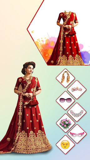 Women Lehenga Choli Photo Suit Screenshot 1 - AppWisp.com