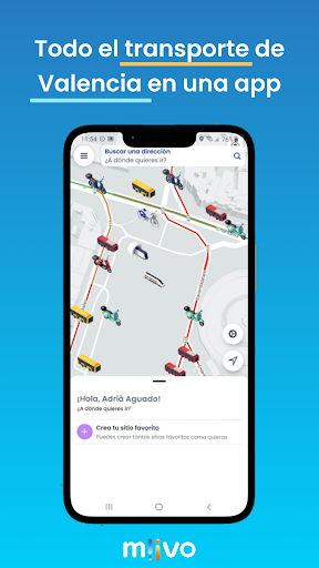 Android application Miivo - Transporte de Valencia screenshort