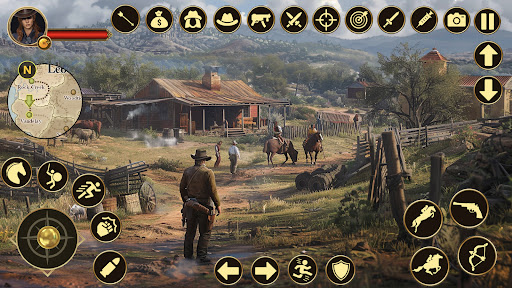 Android application West Cowboy Games Horse Riding screenshort