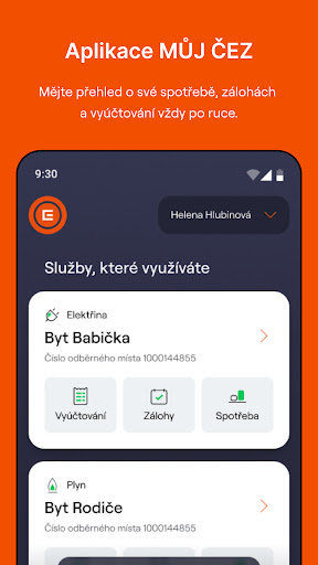 MŮJ ČEZ Screen 2