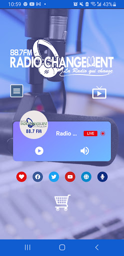 Android application Radio Changement FM screenshort