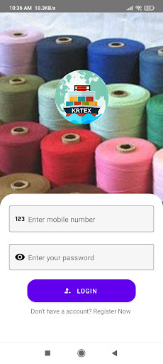 KRTEX- Live Yarn Rates & Alot Screen 2