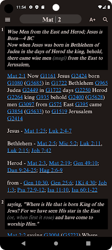 Personal Bible Study Notes Screen 3