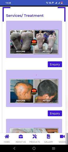 MIRACLES HEALTH CLINIC APP Screen 3