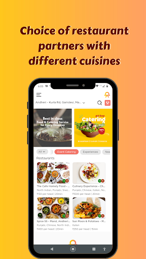 CloudKitch Food@Work Screen 2