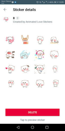 Animated Love Couple Stickers for WhatsApp
