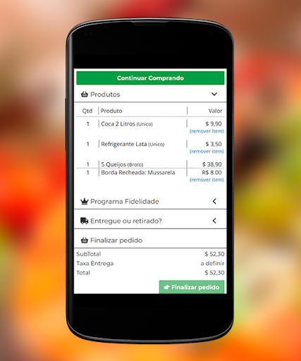 Android application Maestro da Pizza screenshort