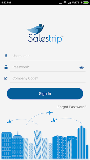 Android application Salestrip screenshort