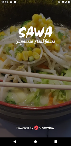 Android application Sawa Hibachi screenshort