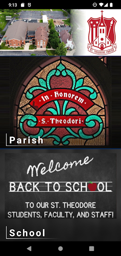 Screenshot of Saint Theodore Parish