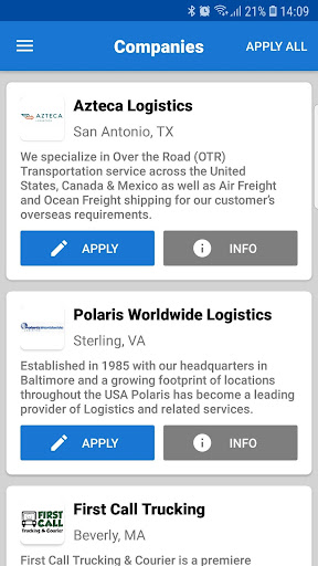 Find CDL Jobs Screen 3