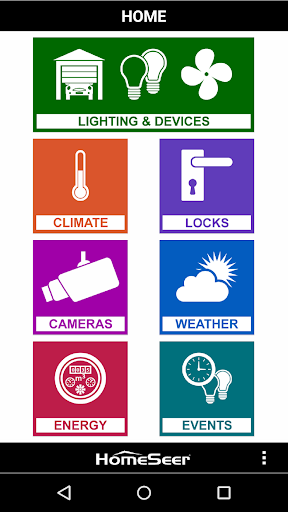 Android application HS3Touch Client App screenshort
