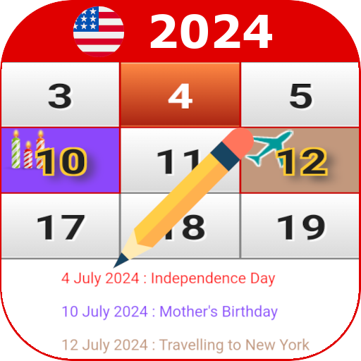 US Calendar 2024