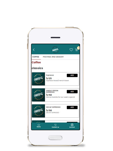 Awake Coffee Roasters Screen 3