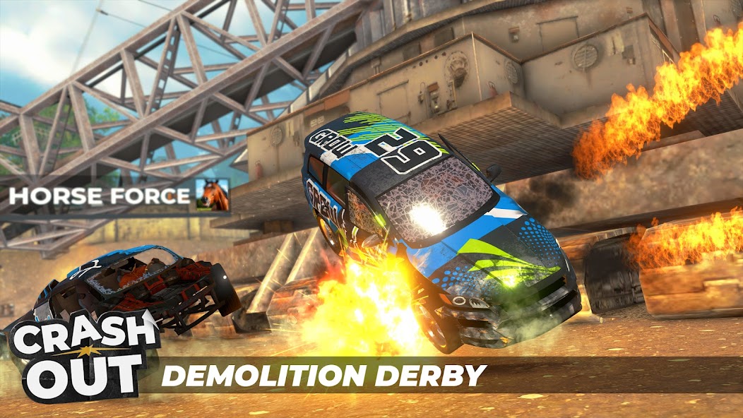 CrashOut: Car Demolition Derby 1.0.2 APK + Mod (Remove ads / Mod speed) for Android