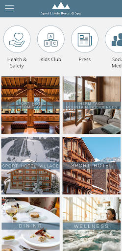 Android application Sport Hotel screenshort