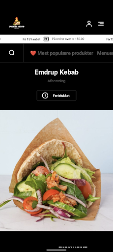 Android application Emdrup Kebab screenshort