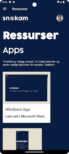 Snøkam (Min side) Screen 3