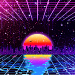 Cover Image of Descargar Retro Sunrise City - Wallpaper  APK