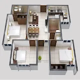 3d Home designs layouts icon