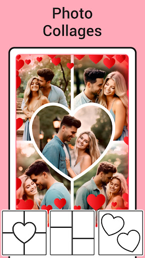 Photo frame app, collage maker screenshot
