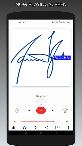 Android application Radio NR: All Nauru Stations screenshort