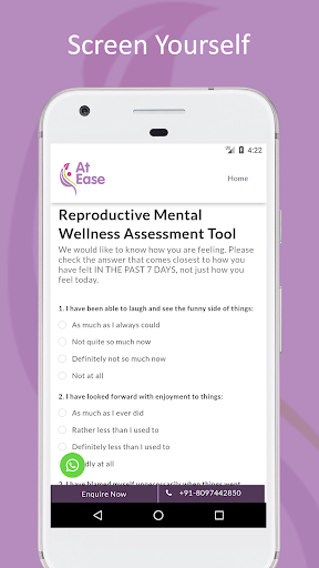 AtEase - Mental Health Platfor Screen 2