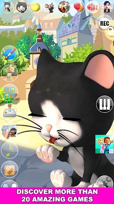 Talking Cat and Dog Kids Games - Screenshot 1