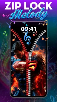 Zipper Lock Screen & Wallpaper screenshot 6