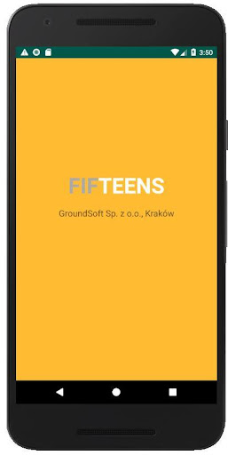 Android application FIFTEENS screenshort