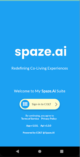 Android application COLT Suite screenshort