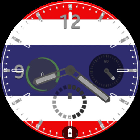 Thailand Flag Watchface Screen 3