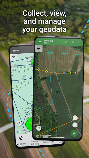Screenshot of Locus GIS Offline Land Survey