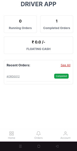 Foodeats Delivery Agent Screen 2