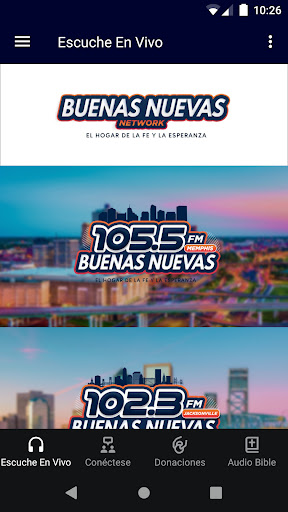 Android application Buenas Nuevas screenshort