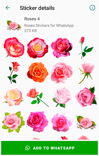 Roses ? Flowers Stickers ????? WastickerApps