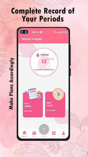 I Am She - Period Tracker Screen 2