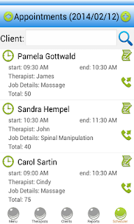 Massage Scheduling Software
