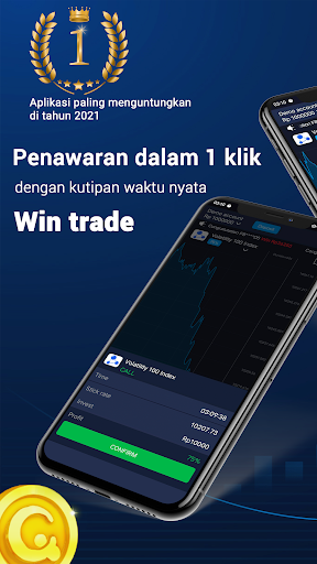 Android application WinTrade - Fast Trading App screenshort